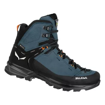 SALEWA Mtn Trainer 2 Mid GTX cipő - Java Blue/fekete - UK 8.5 (EU 42.5)