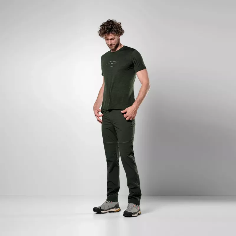 Salewa Eagle Eitd AM póló - Olive - M