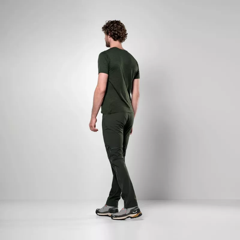 Salewa Eagle Eitd AM póló - Olive - M
