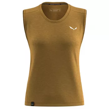 Salewa Eagle Minilogo Am tank top - Golden Brown - M méret