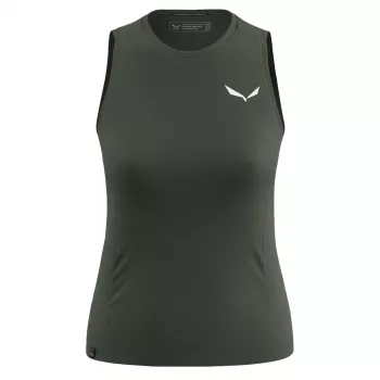 Salewa Puez Dry női tank top - M, Dark Olive