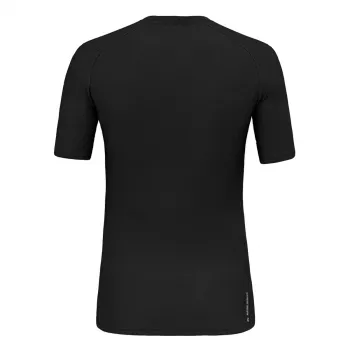 Salewa Cristallo Warm Merino Wool póló - Black Out, S méret