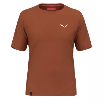 Salewa Pedroc Dry Hybrid póló S - Bombay Brown