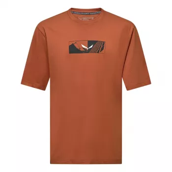 Salewa Eagle Hybrid Loose póló - Coffee Brown, L méret