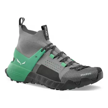 SALEWA Wildfire NXT Knit női közelítőcipő - Alloy/Irish Green - UK 5.5 (EU 38.5)