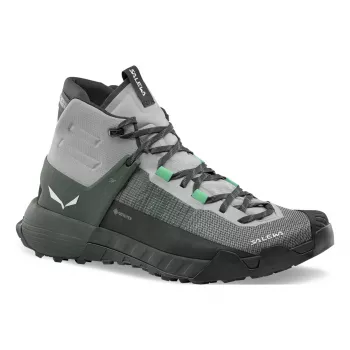 Salewa Wildfire NXT Mid GTX túracipő - Alloy/Dark Olive - UK 11.5 (EU 46.5)