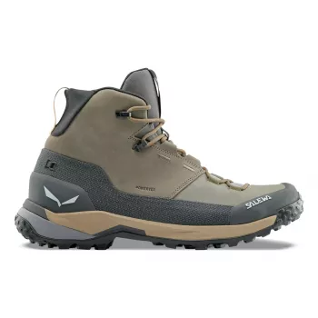 SALEWA Puez Leather PTX cipő - Bungee Cord / Onyx - UK 7,5 (EU 41)