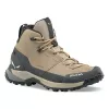 SALEWA Puez Leather Mid PTX női cipő Quicksand Onyx UK