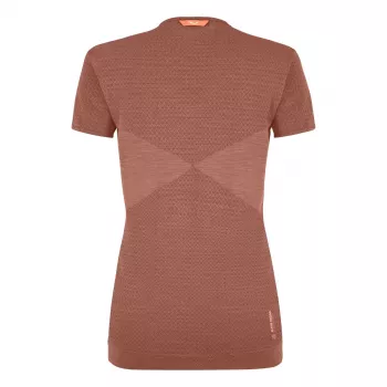 Salewa Zebru Medium Warm merinó póló - Etruscan Red, M méret