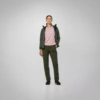 Salewa Puez Dolomia 2 női softshell nadrág - Dark Olive, S méret