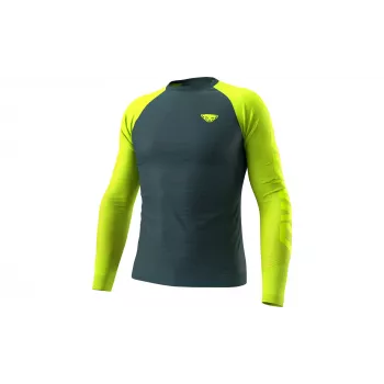 SALEWA Dynafit Ultra S-Tech hosszú ujjú póló - Ultra Yellow, L/XL méret