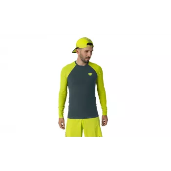 SALEWA Dynafit Ultra S-Tech hosszú ujjú póló - Ultra Yellow, L/XL méret