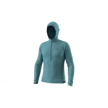 Dynafit Traverse Thermal 1/2 Zip félcipzáras pulóver, Rauchblau, L