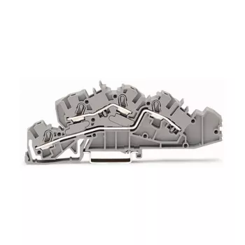 WAGO 2005-7642 átmenő kapocs, 4 mm², 32 A, 400 V, szürke, CAGE CLAMP