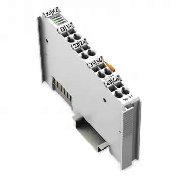 WAGO 750-515 4 csatornás relé kimeneti modul, AC 250 V, 2,0 A