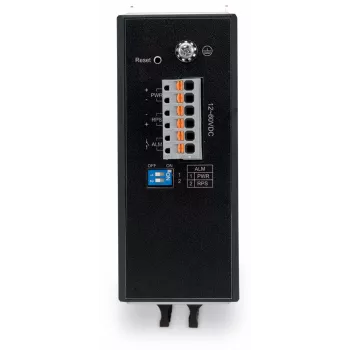 WAGO 852-1106 ipari nem menedzselt Gigabit Ethernet switch, 8 port, 10/100/1000 Mbps, DIN-sínre szerelhető