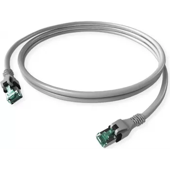 ZVK GMBH DualBoot Cat.6A S/FTP Push-Pull patchkábel, szürke, 7,5 m