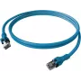 EasyLan saCon DualBoot patchkábel Cat.6A S/FTP kék 7,5 m