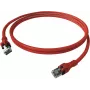 EASYLAN saCon DualBoot patchkábel S/FTP piros 10 m Cat.6A
