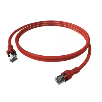 EasyLan saCon DualBoot patchkábel S/FTP piros 5,00 m Cat.6A
