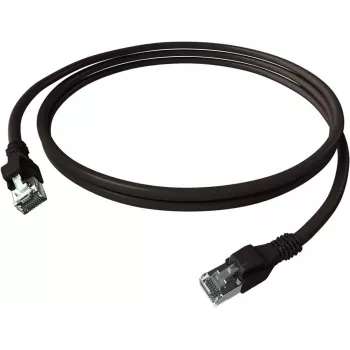 EasyLan CPP1OSASAS0020 DualBoot Push patchkábel Cat.6A S/FTP fekete 2,0 m