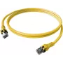 EasyLan saCon DualBoot patchkábel S/FTP sárga 3,00 m Cat.6A