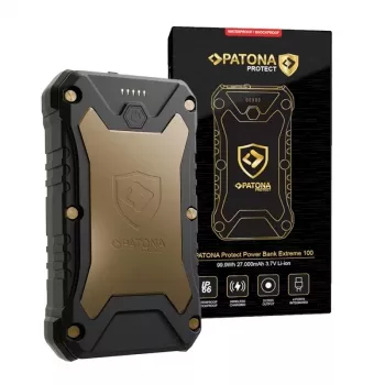 Patona Protect PowerBank Extreme 100 PD65W 27000mAh vezeték nélküli töltéssel