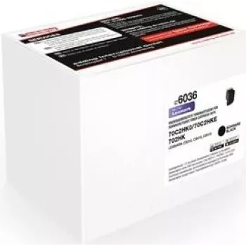 Edding EDD-6036 fekete tonerpatron kompatibilis Lexmark 70C2HK0-val