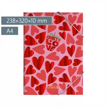 BRUNNEN Fruity Love Collection irattartó A4 rózsaszín/piros, 1 darab (1041604522)