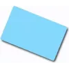 ARTDEV üres PVC-kártya – 86 x 54 mm 30 mil 0,76 mm világoskék