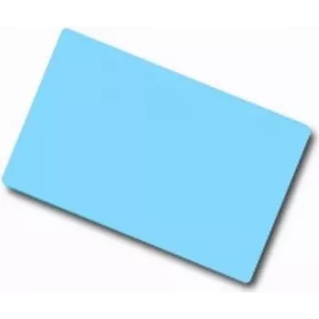 ARTDEV üres PVC-kártya – 86 x 54 mm 30 mil 0,76 mm világoskék