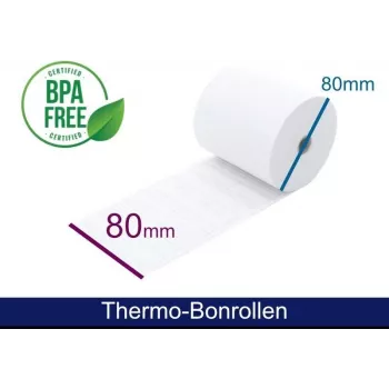 ARTDEV hőpapír tekercs - 80x80x12 B/D max./K vendéglátó szöveggel 80m 48g