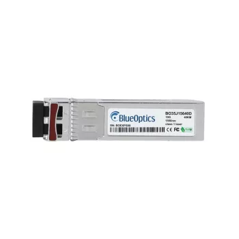 BlueOptics SFP+ BO35J15640D kompatibilis Finisar FTLX1672D3BTL 10GBase-ZR/ZW 1550 nm 40 km LC SMF adó-vevő