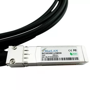 BlueOptics SFP-10G-DAC-0.5M-TL-BL kompatibilis BlueLAN DAC SFP+ kábel 0,5m