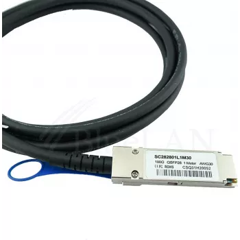 BLUELAN kompatibilis HPE 845418-B21 Direct Attach kábel, 100GBASE-CR4, Infiniband EDR, 26AWG, 5 méter (845418-B21-BL)