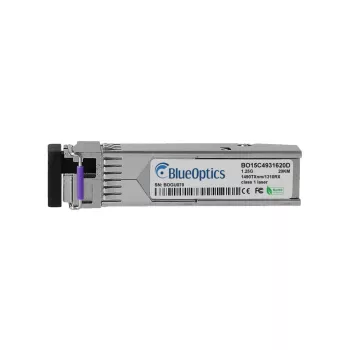 BlueOptics BO15C4931620D kompatibilis Ruckus E1MG-BXD SFP adó-vevő, LC simplex, 1000BASE-BX-D, egymódusú