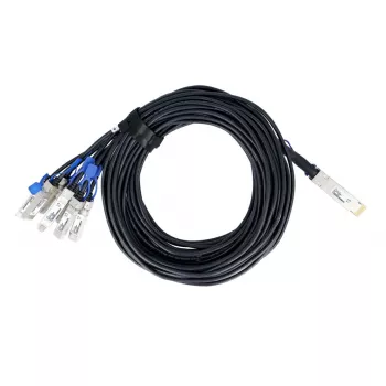 BlueLAN CAB-D-8S-200G-2.5-BL kompatibilis Arista DAC 200GBASE-CR8 QSFP-DD - 8xSFP28 2,5m passzív twinaxiális kábel