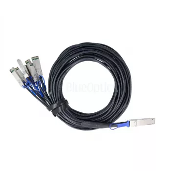 BlueOptics Dell EMC kompatibilis BlueLAN DAC 200GBASE-CR8 QSFP-DD - 8x SFP28 breakout kábel 3m