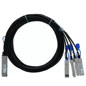BlueOptics D-Link DEM-CB100Q28-4S28-2 BlueLAN passzív 100GBASE-CR4 QSFP28–4x25GBASE-CR SFP28 Direct Attach breakout kábel, 2 m