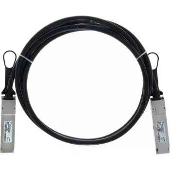 BlueLAN passzív QSFP112 közvetlen csatlakozó rézkábel, 400GBASE Ethernet, InfiniBand, 1,5m (BOQ1Q101X1.5M-BL)