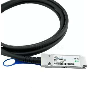 BlueLAN QSFP56 Direct Attach rézkábel, kompatibilis: Infortrend 9624CM200CAB0-003, 200Gb/s InfiniBand HDR, 1m, 30AWG