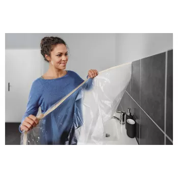 Tesa Easy Cover Economy takarófólia ragasztószalaggal 17 m x 2,60 m, 1 tekercs