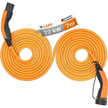 Lapp Mobility Type 2 Helix töltőkábel 22 kW 7 m narancssárga