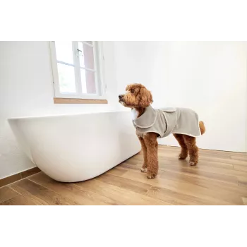 PALOPA Dog Bathrobe Robi Beige Size L