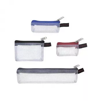 FolderSys 4 darabos cipzáras tasak készlet 1x 170x40 mm szürke 3x 80x55 mm fekete/szürke