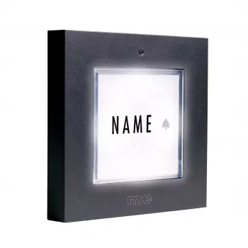 M-E MODERN-ELECTRONICS KTB-1 A Doorbell Button Illuminated Anthracite