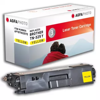 AGFAPHOTO sárga kompatibilis tonerpatron (Brother TN-325Y alternatíva)