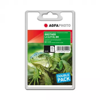 AGFAPHOTO APB127BDUOD kompatibilis fekete tintapatron 2 darabos csomag Brother MFC-J4510DW készülékhez