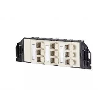 METZ CONNECT RJ45 Keystone modul Cat.6A árnyékolt fekete 1 darabos csomag
