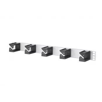 METZ CONNECT BTR kábelmenedzser 1RU – kábelmenedzsment panel – eloxált alumínium – 1U – 19 inch
